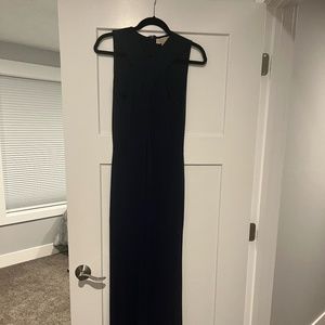 Michael Kors Navy long wide leg jump suit